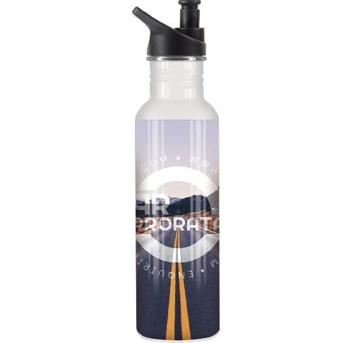 Stainless Steel Miami Drink Bottle With Choice Of Lid 750 ML